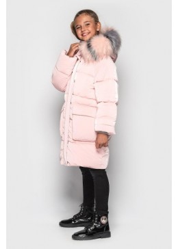 Cvetkov світло-рожеве зимове пальто для дівчинки Джоанна